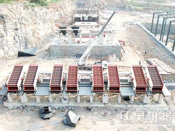 大型制砂生產(chǎn)搭建中