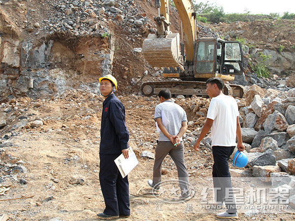 破碎現(xiàn)場實(shí)地考察中